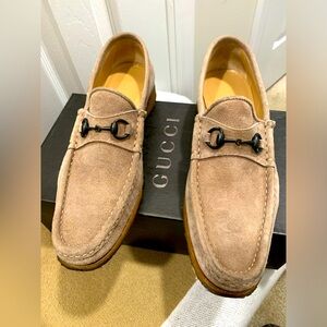 GUCCI SUEDE LOAFERS